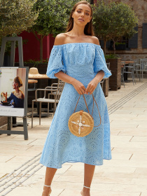 Сукня міді Gepur модель 38315 Сукня міді Gepur модель 38315 Фото