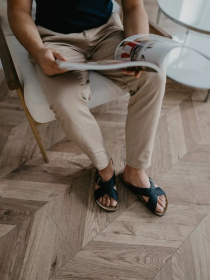 Шлепанцы Grubin модель gr-108401_black Фото