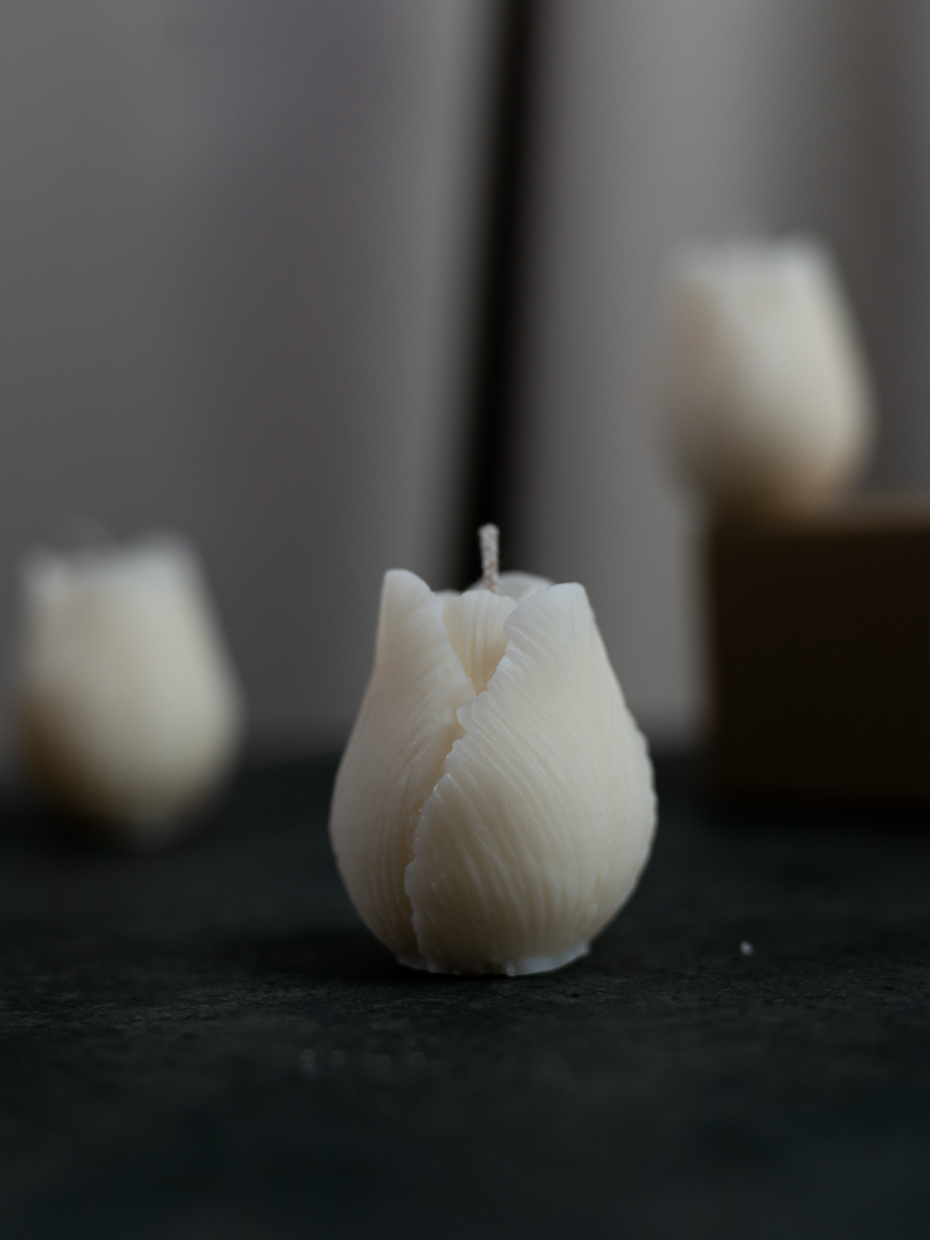 Набор ароматических свечей "Весенний тюльпановый сад", натуральный оливковый воск Candle Design модель 200.0091 Фото