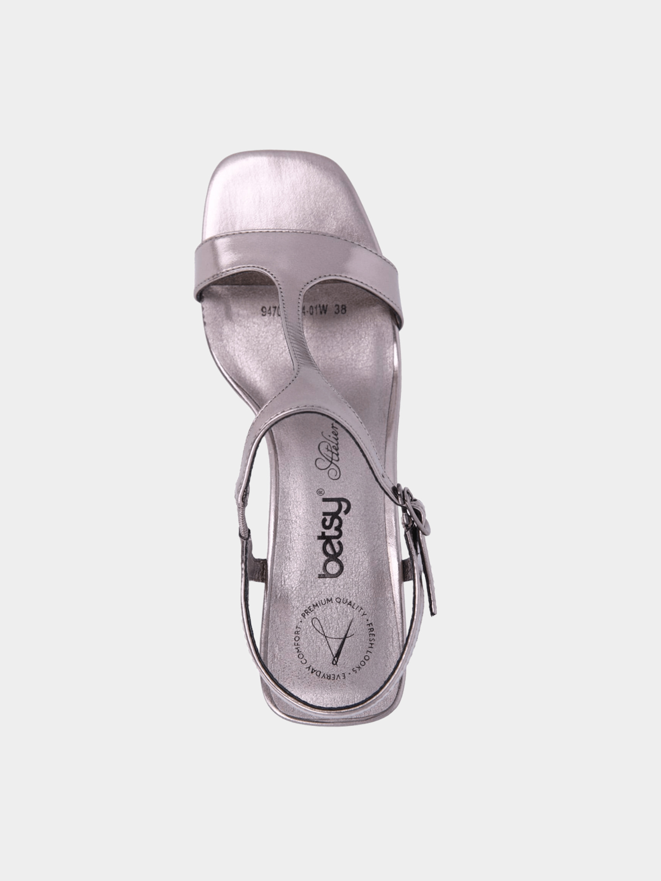 Босоножки Betsy модель 947082/04-01W-dk.silver Фото