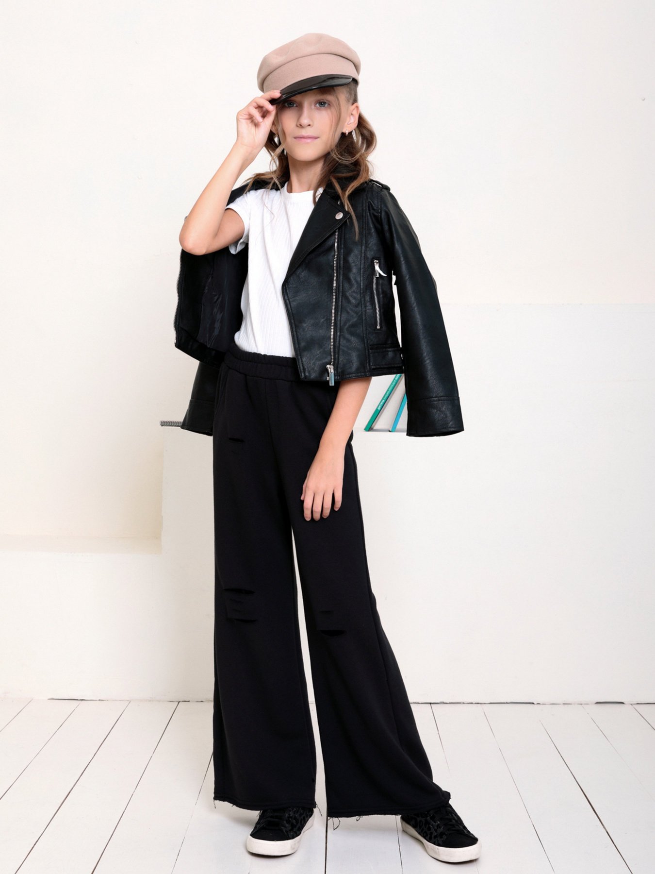 Брюки повседневные ISSA Plus модель CD-448_black Фото