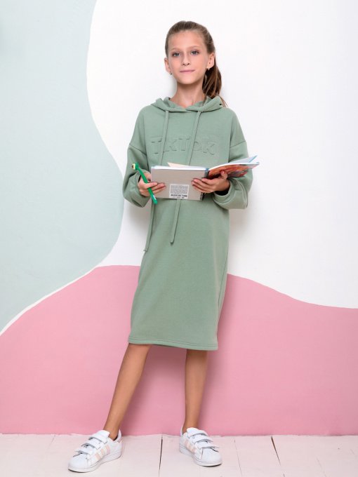 Туника ISSA Plus модель CD-453_olive Фото