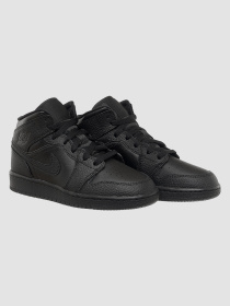 Кросівки Jordan 1 Mid (Gs) модель 554725-091 Фото