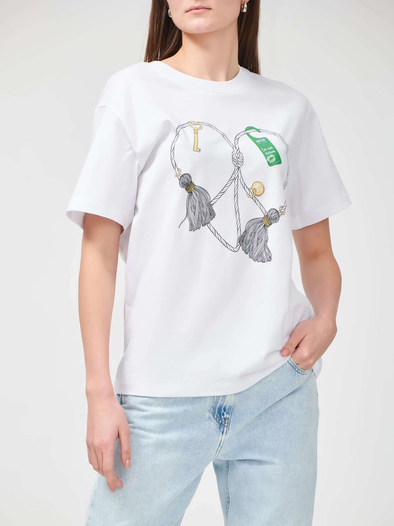 Футболка Moschino модель 251K2A071137321001 Фото