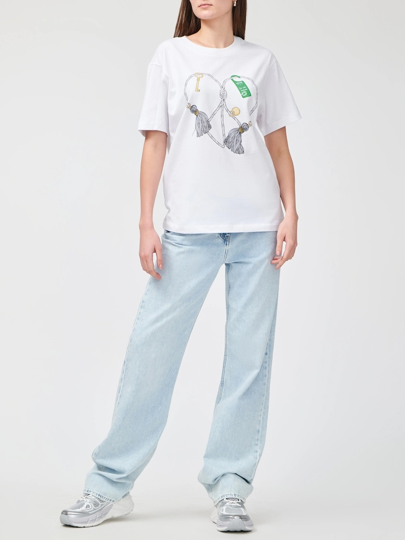 Футболка Moschino модель 251K2A071137321001 Фото