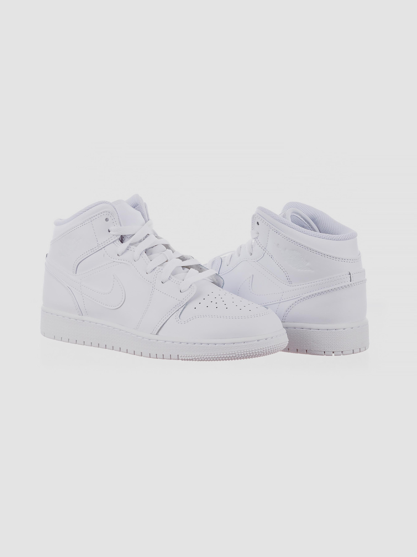 Кроссовки повседневные Jordan 1 Mid модель 554725-136 Фото