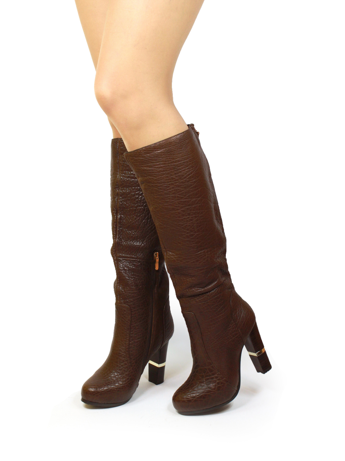 Чоботи It-girl модель XH262-165D-4M_coffee Фото