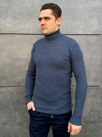 Водолазка Sun's House модель RG-31-golf-sinij-v-rubchik Фото