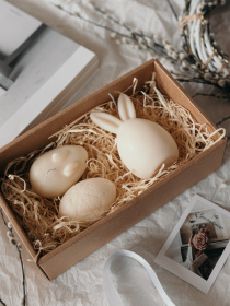 Набор ароматических свечей "Пасхальное чудо" из натурального оливкового воска Candle Design модель 200.0097 Фото