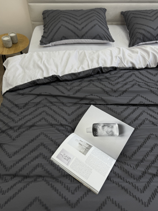 Комплект постельного белья Jaquard Light Grey by Ecotton Ecotton модель 24559 Фото