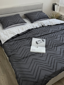 Комплект постельного белья Jaquard Light Grey by Ecotton Ecotton модель 24559 Комплект постельного белья Jaquard Light Grey by Ecotton Ecotton модель 24559 Фото