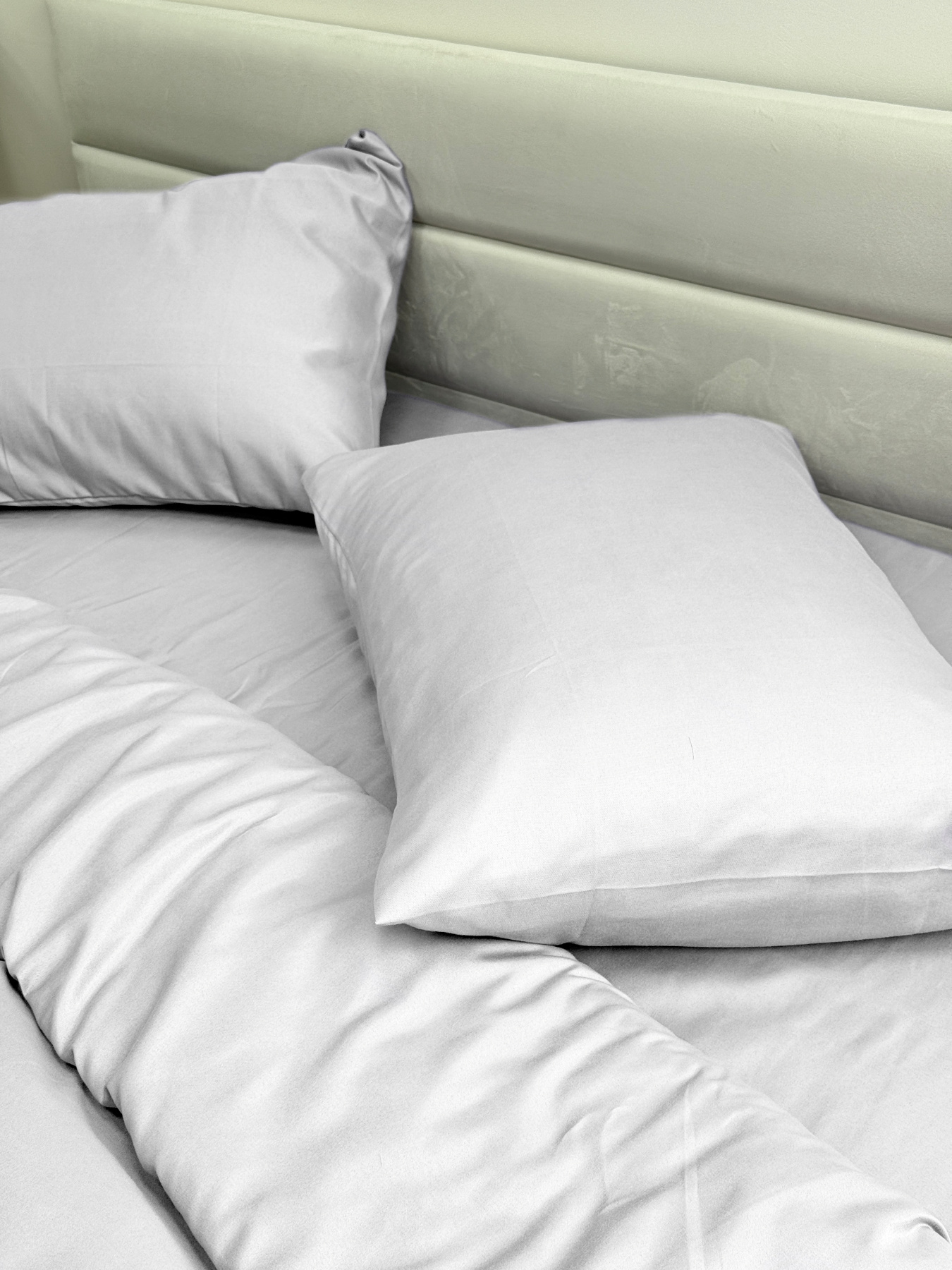 Комплект постельного белья Light Grey светло-серого цвета Ecotton модель 24553 Комплект постельного белья Light Grey светло-серого цвета Ecotton модель 24553 Фото