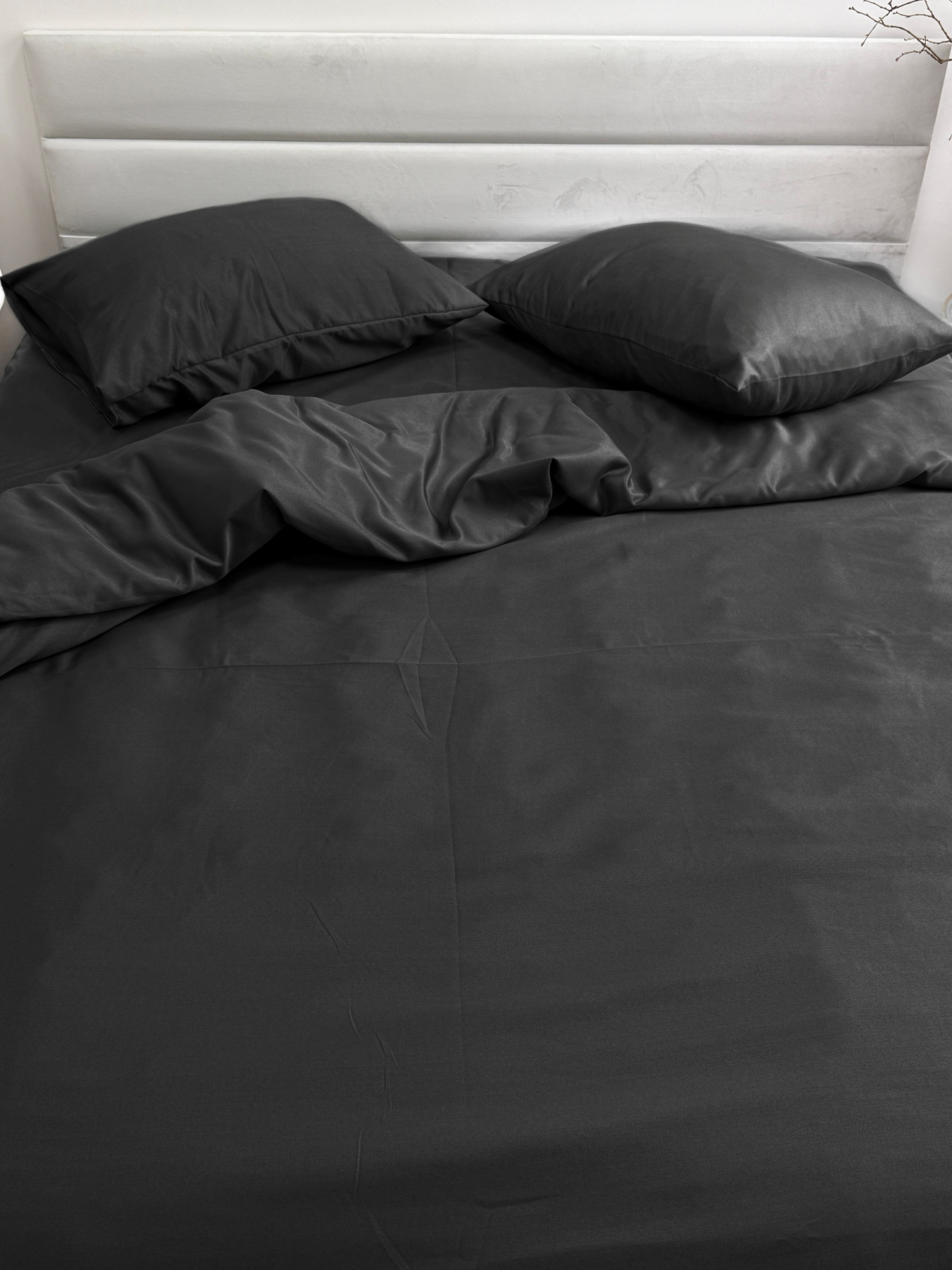 Комплект постельного белья Black чёрного цвета Ecotton модель 24554 Комплект постельного белья Black чёрного цвета Ecotton модель 24554 Фото