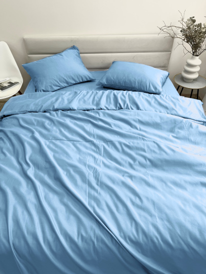 Ecotton ­Комплект постільної білизни Blue блакитного кольору модель 24557 — фото - INTERTOP