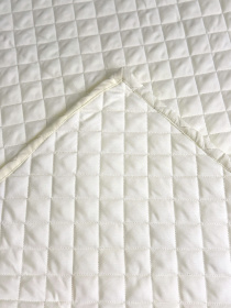 Покрывало декоративное антиаллергенное молочного цвета Cream White Ecotton модель 25175 Фото