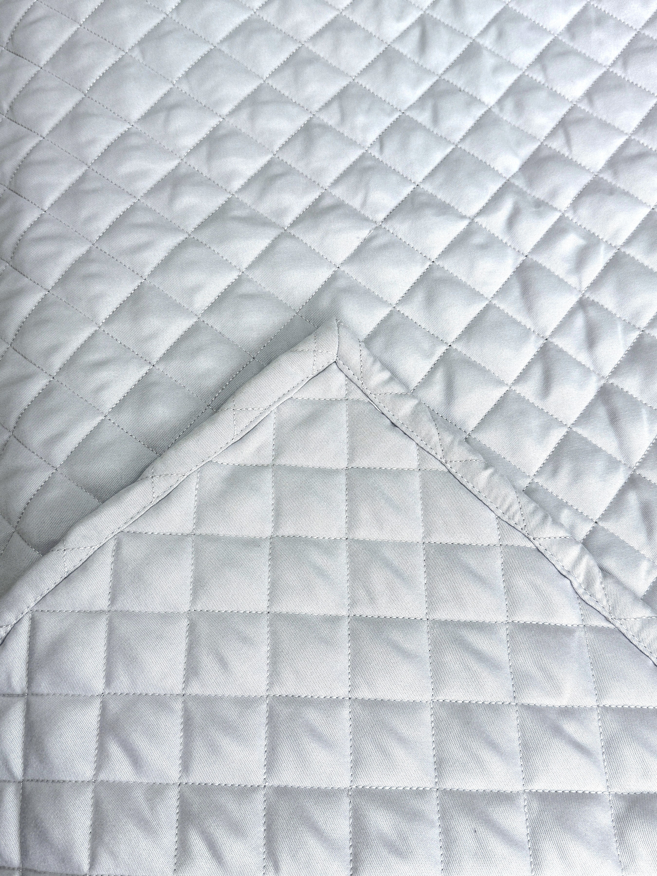 Покрывало декоративное антиаллергенное серого цвета Light Grey Ecotton модель 25183 Фото