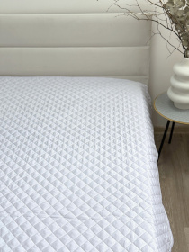 Покрывало декоративное антиаллергенное серого цвета Light Grey Ecotton модель 25183 Фото