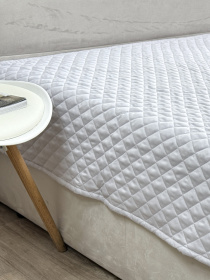 Покрывало декоративное антиаллергенное серого цвета Light Grey Ecotton модель 25183 Фото