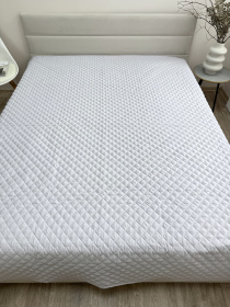 Покрывало декоративное антиаллергенное серого цвета Light Grey Ecotton модель 25183 Фото