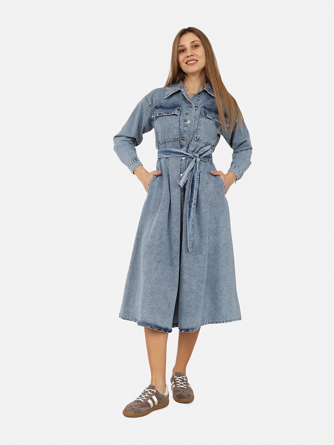 Платье миди YUKI модель ЦБ-00270470 Фото