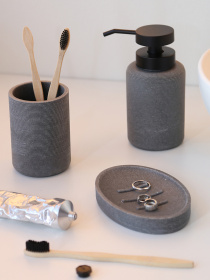 Мыльница "London" серая MBM HOME модель BA-40 GRAY Фото