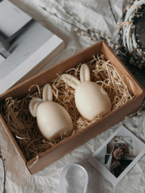 Набор ароматических свечей "Пасхальная нежность" из натурального оливкового воска Candle Design модель 200.0012 Фото