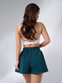 Повседневные шорты ISSA Plus модель 14097_темно_зеленый Фото