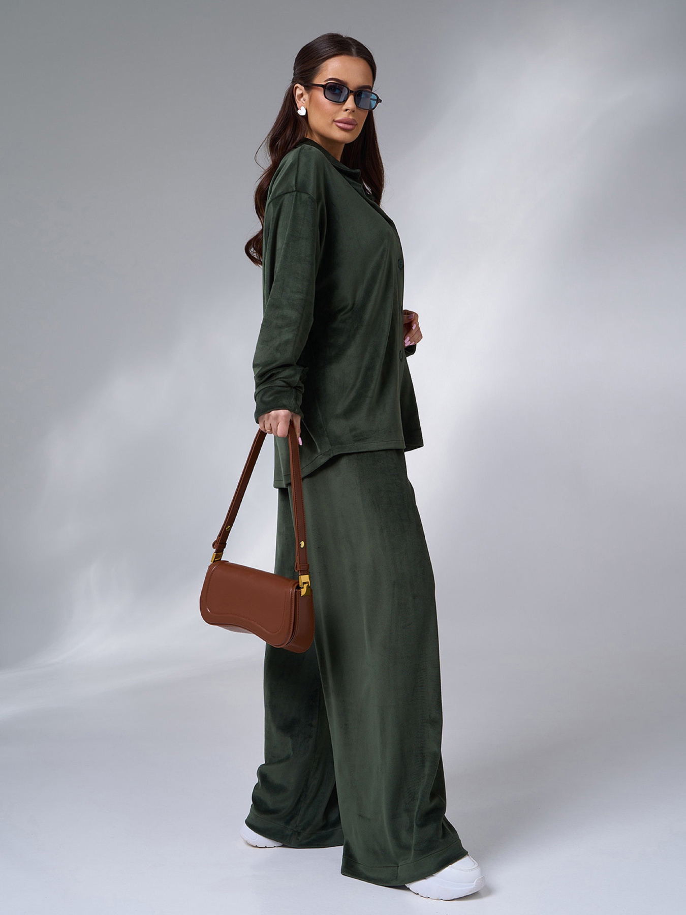 Костюм ISSA Plus модель 14188A_хаки Фото