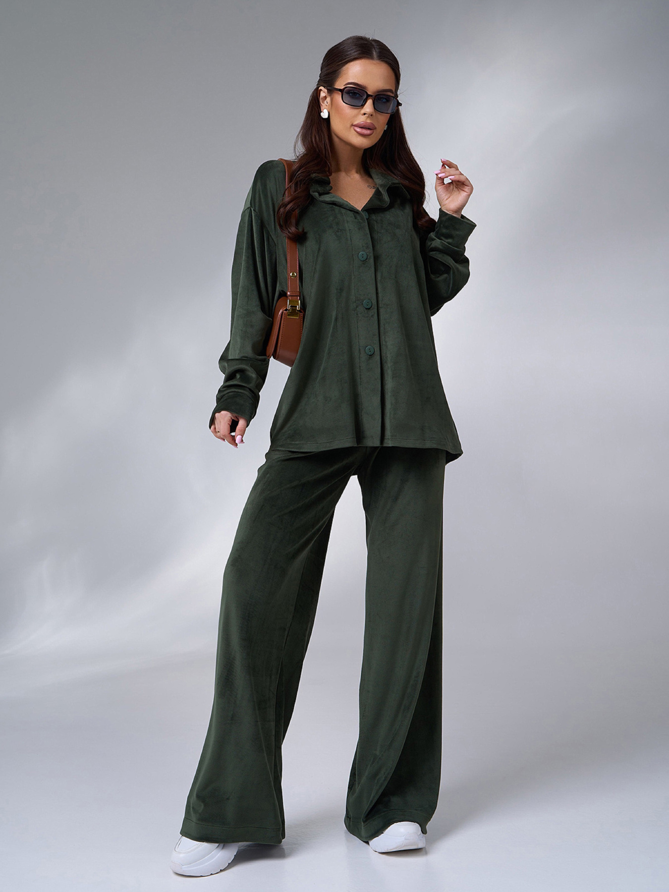 Костюм ISSA Plus модель 14188A_хаки Фото