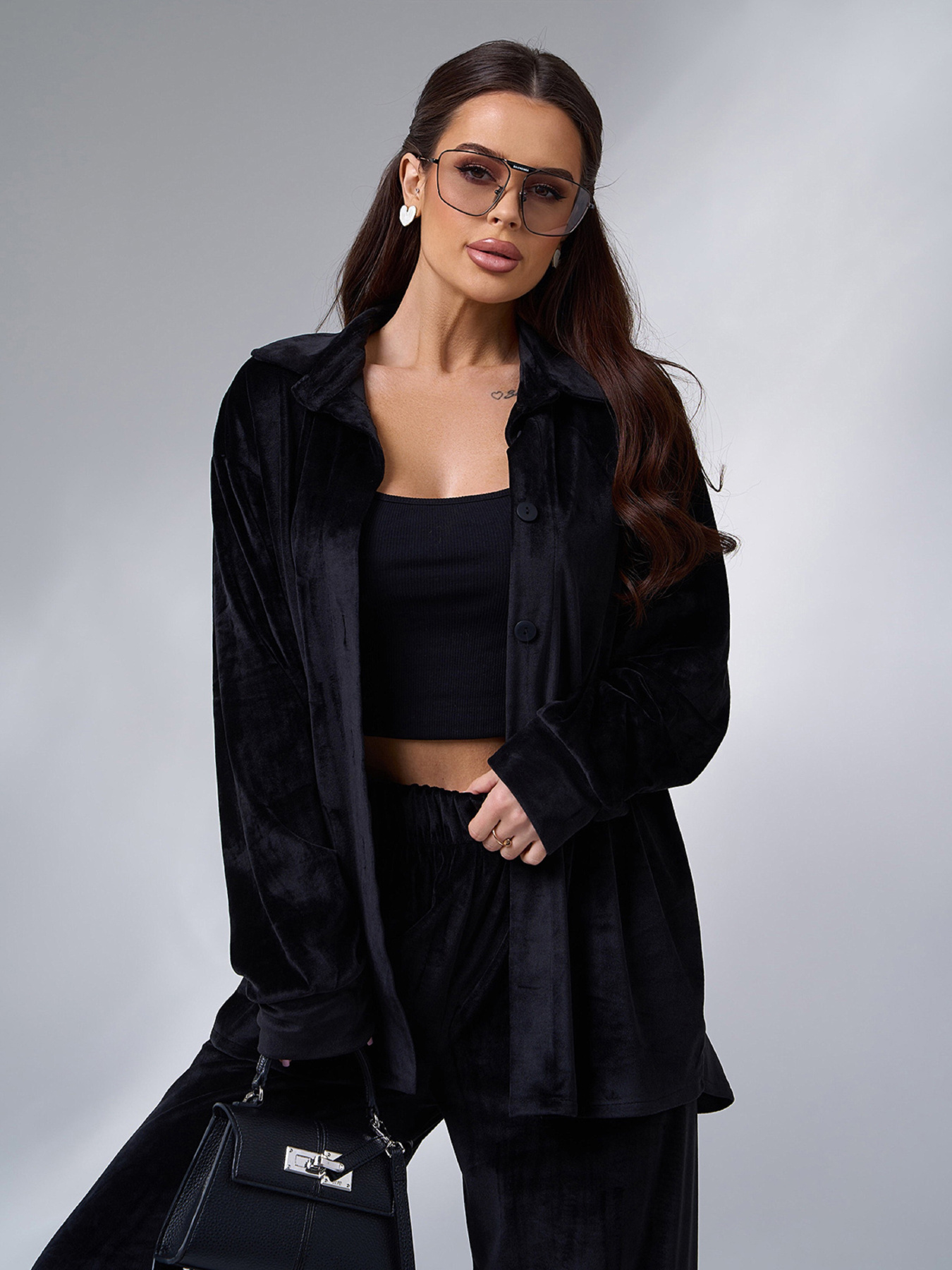 Костюм ISSA Plus модель 14188A_черный Фото