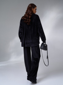 Повседневный костюм ISSA Plus модель 14188A_черный Фото