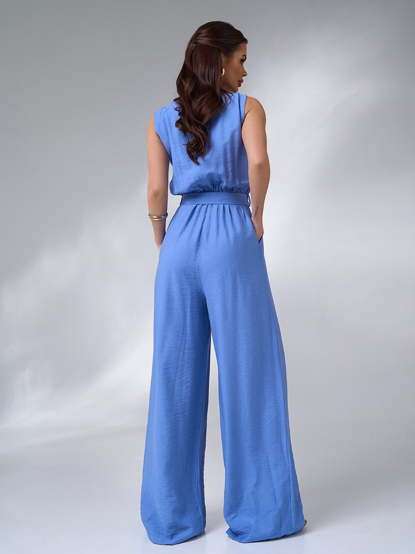 Комбінезон ISSA Plus модель 14626A_голубой Фото