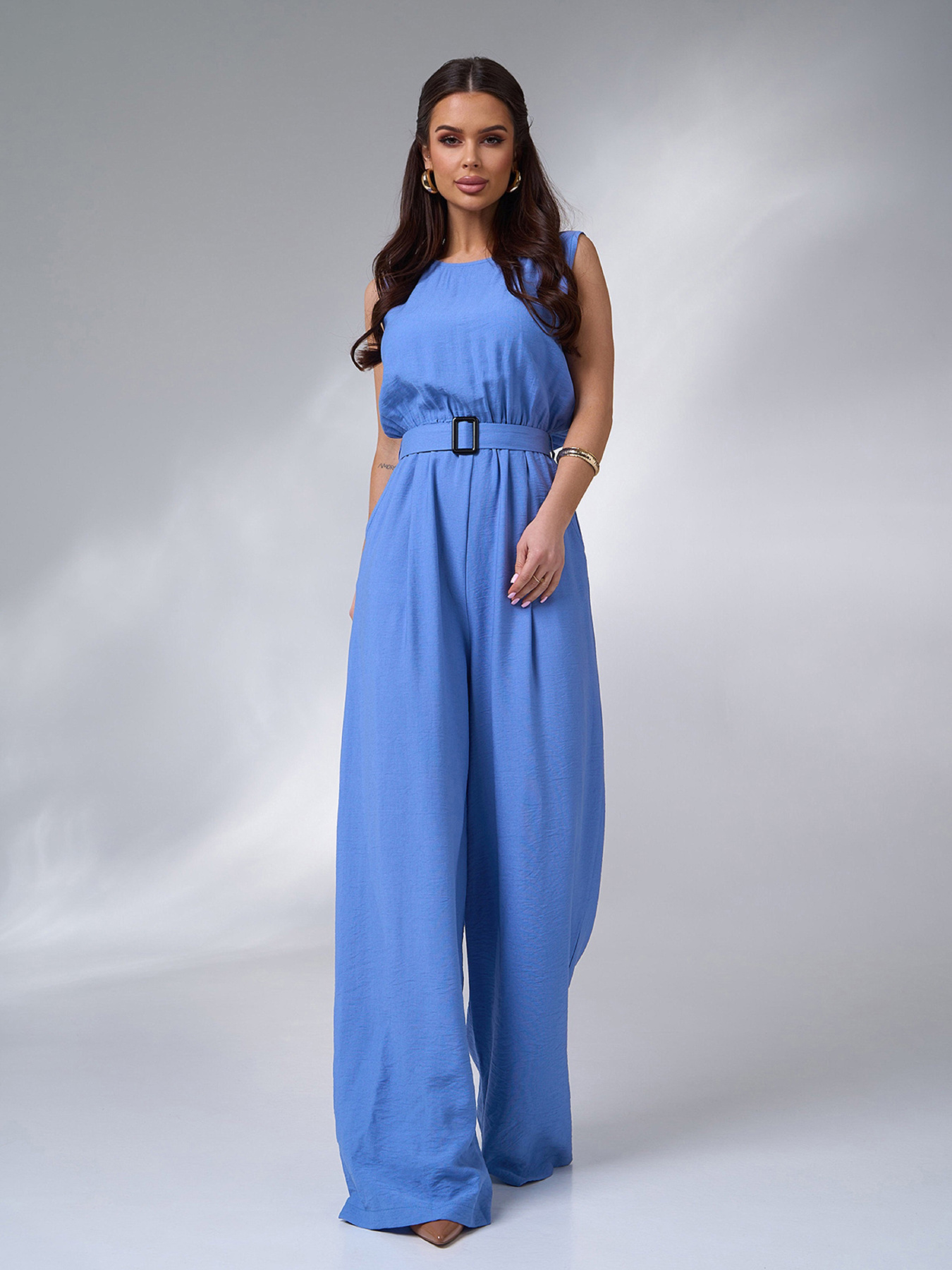 Комбінезон ISSA Plus модель 14626A_голубой Фото