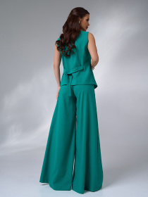 Діловий костюм ISSA Plus Модель 14763_зеленый Фото