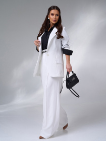 Діловий костюм ISSA Plus модель 15051_молочный Фото