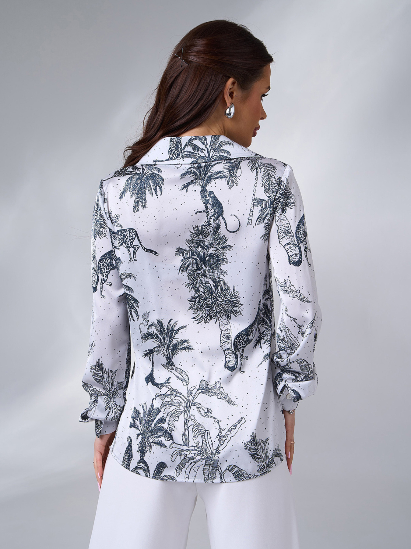 Сорочка ISSA Plus модель 15092_белый Фото