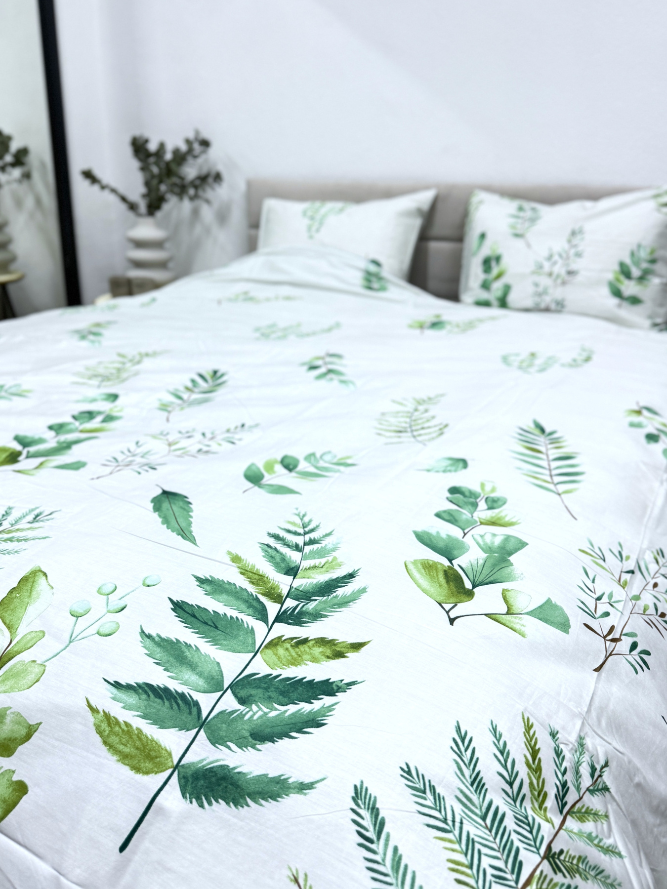 Комплект постельного белья с Папоротником Ecotton модель 23671 Фото