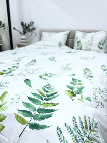 Комплект постельного белья с Папоротником Ecotton модель 23671 Фото