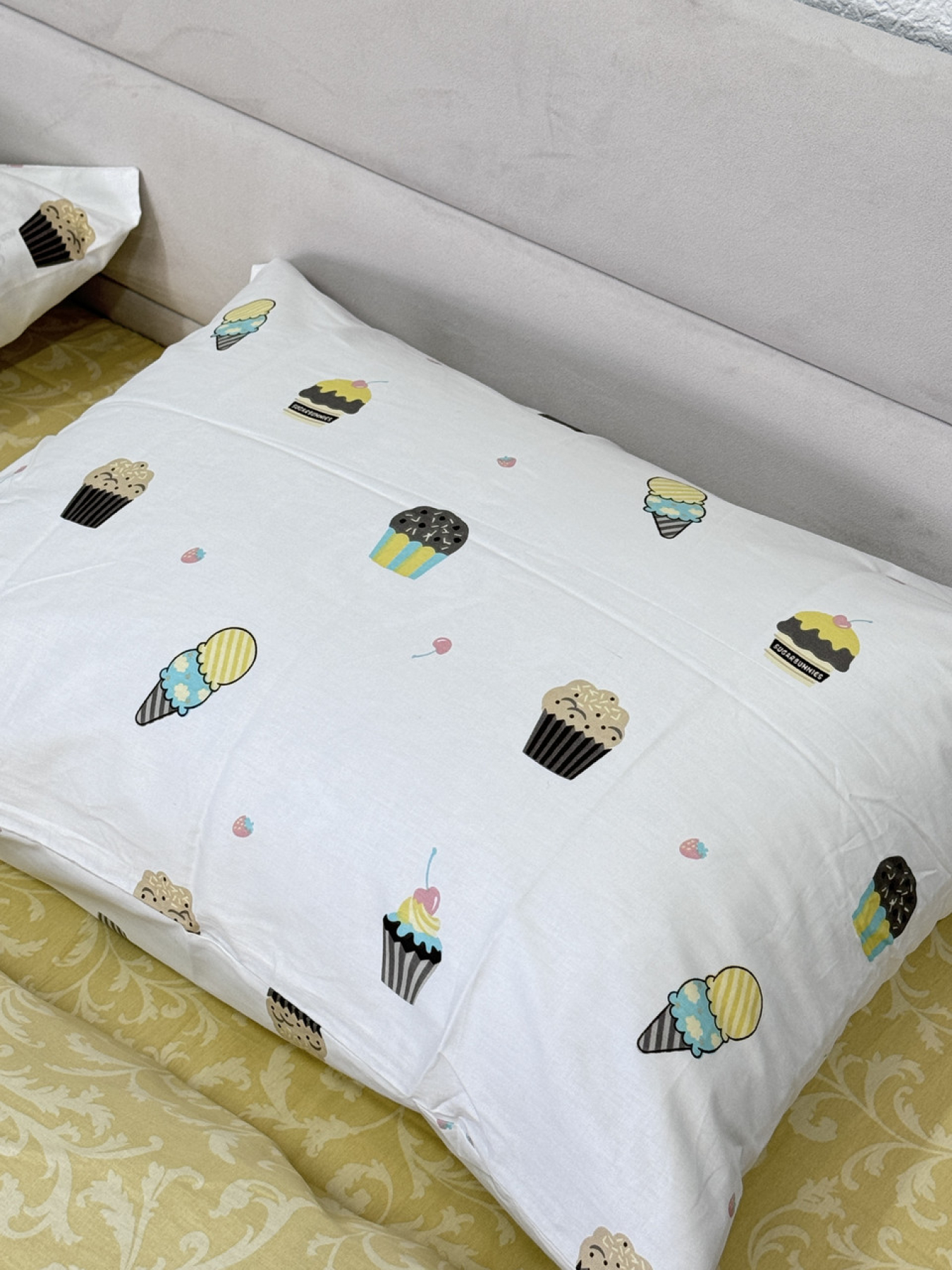 Комплект постельного белья полуторный сатин белый (рис. 24310) Ecotton модель 24804 Фото