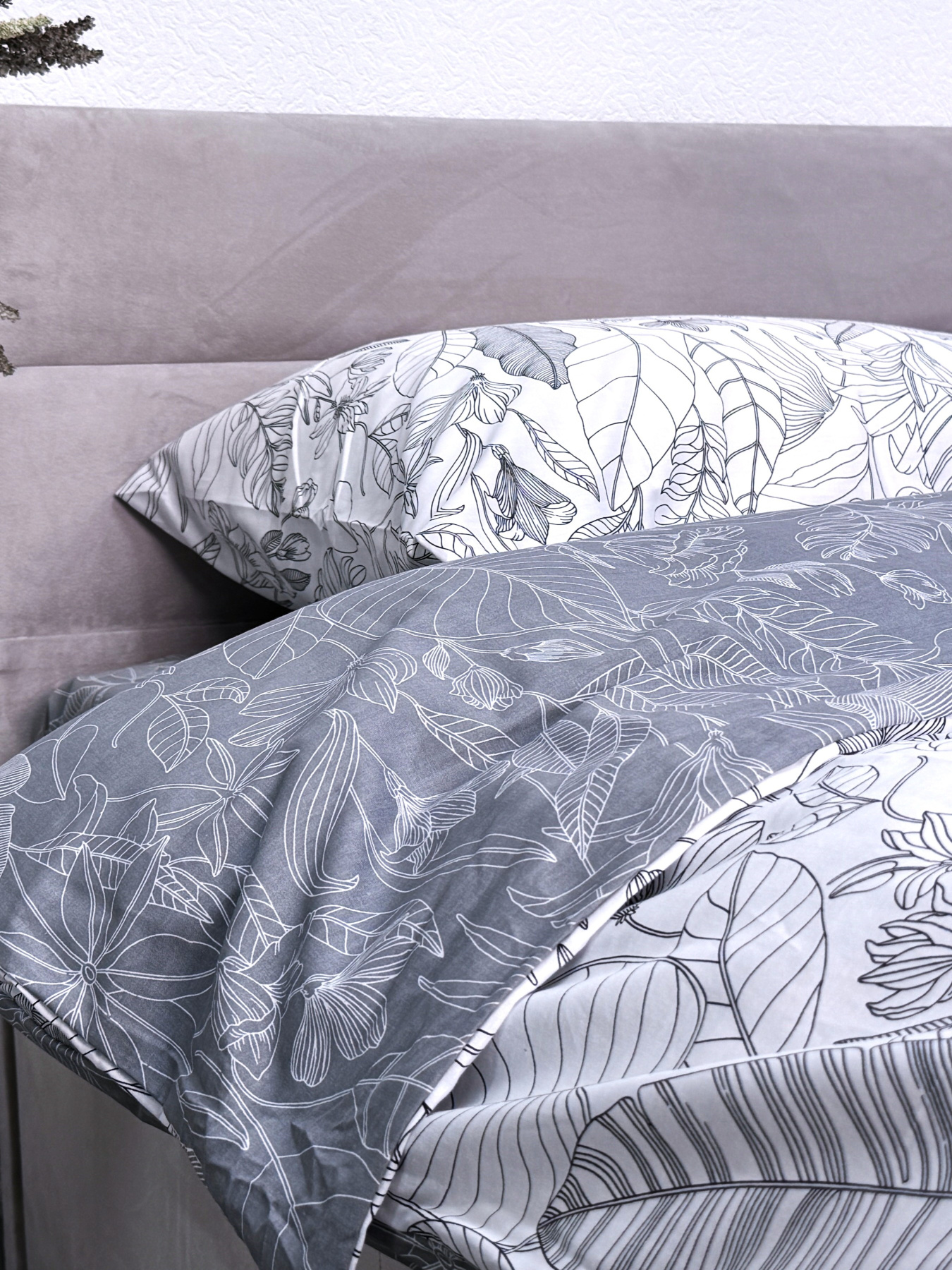 Комплект постільної білизни полуторний сатин білий (рис. 24312) Ecotton модель 24805 Фото