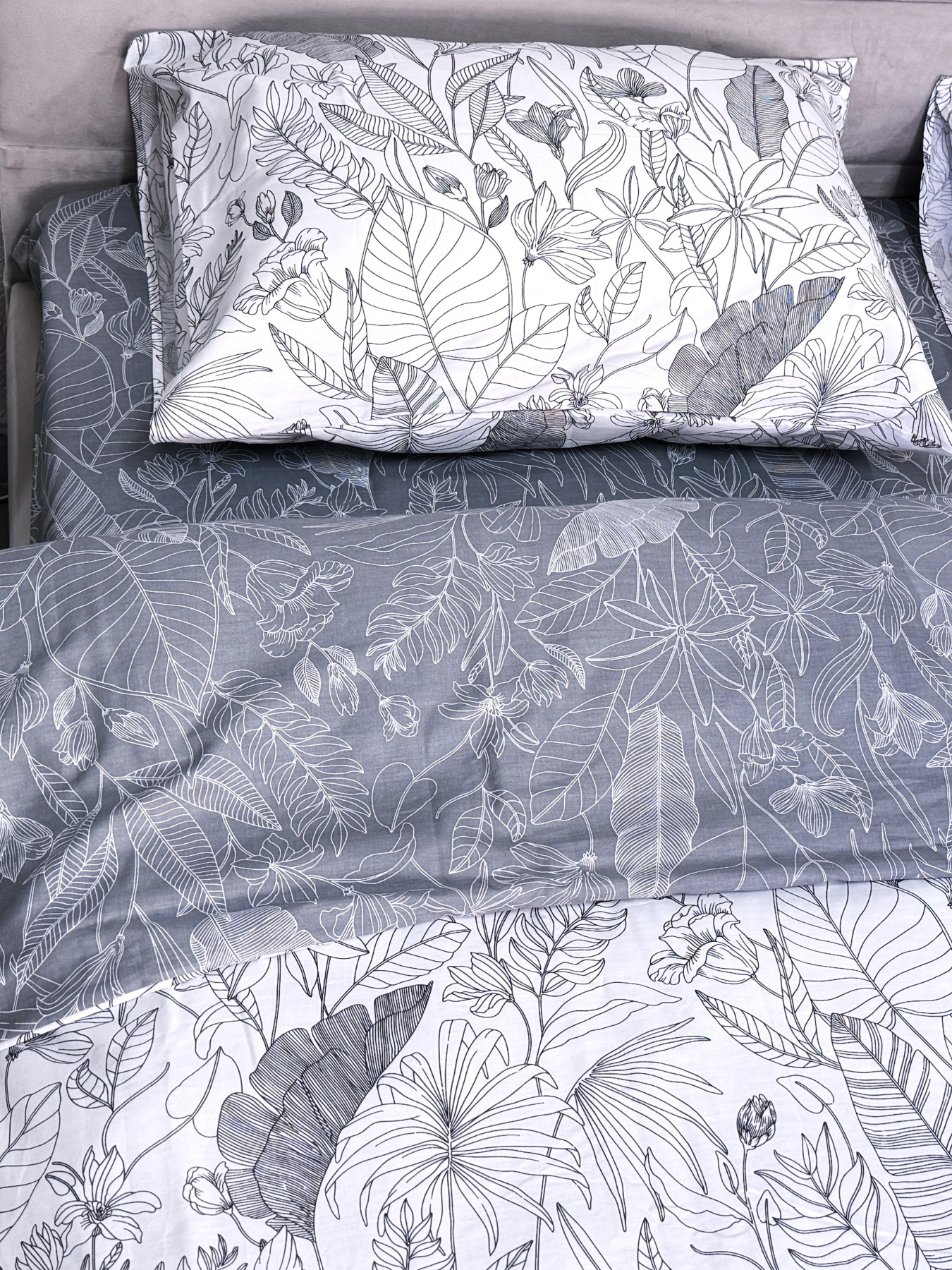 Комплект постільної білизни полуторний сатин білий (рис. 24312) Ecotton модель 24805 Фото