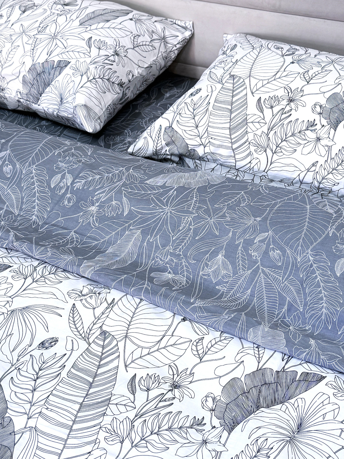 Комплект постільної білизни полуторний сатин білий (рис. 24312) Ecotton модель 24805 Фото