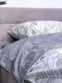 Комплект постільної білизни полуторний сатин білий (рис. 24312) Ecotton модель 24805 Фото