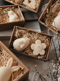 Набор ароматических свечей "Весенняя симфония" из натурального оливкового воска Candle Design модель 200.0093 Фото