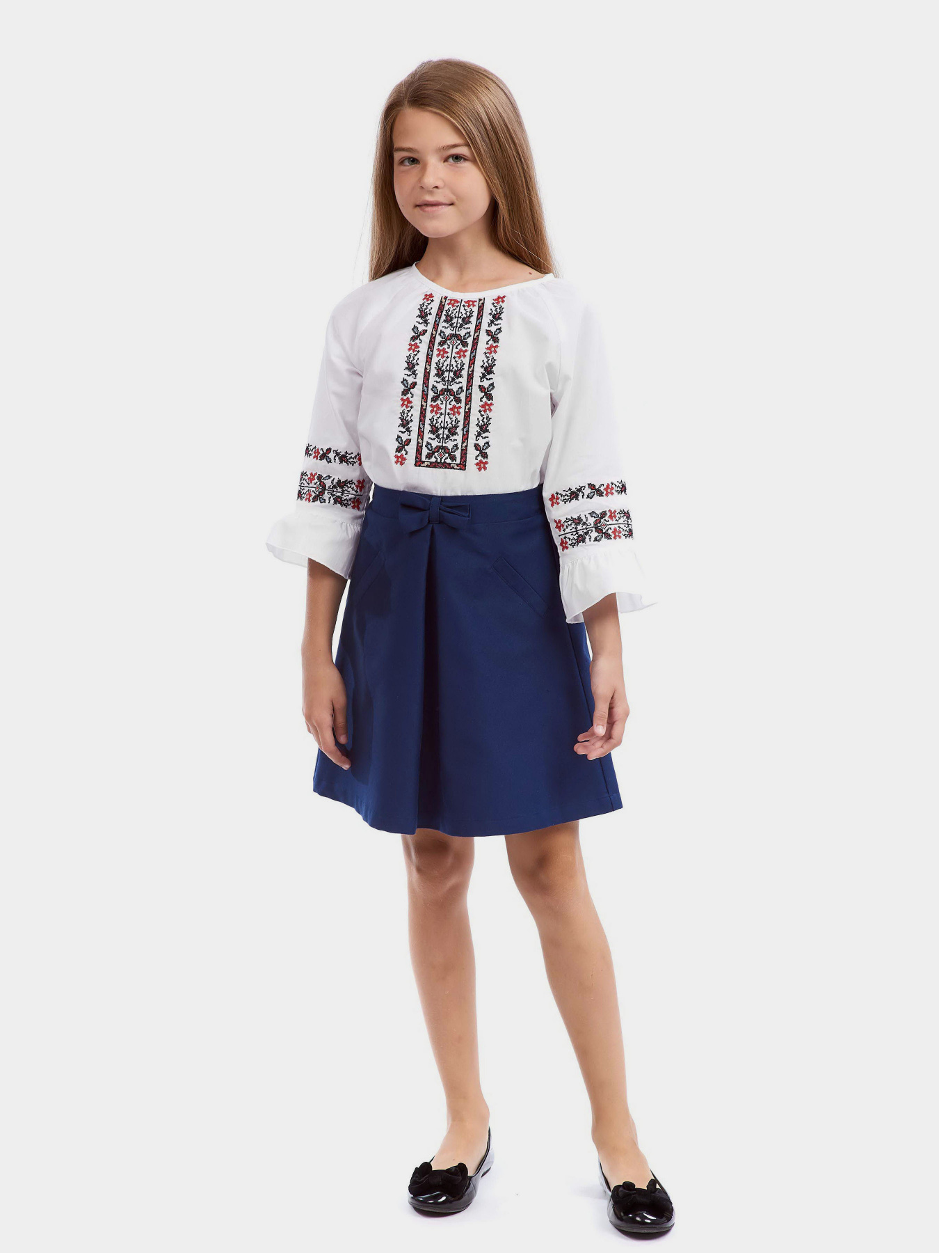 Юбка мини Едельвіка модель 291-20-00blue Фото