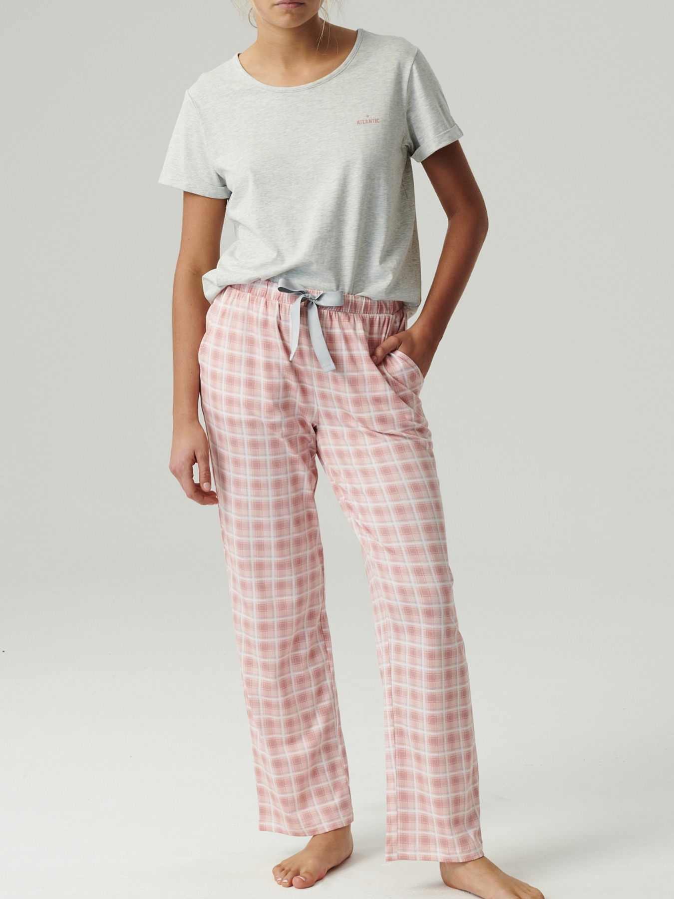 Піжама Atlantic Модель NLP-494_SZMJ_ROZ Фото