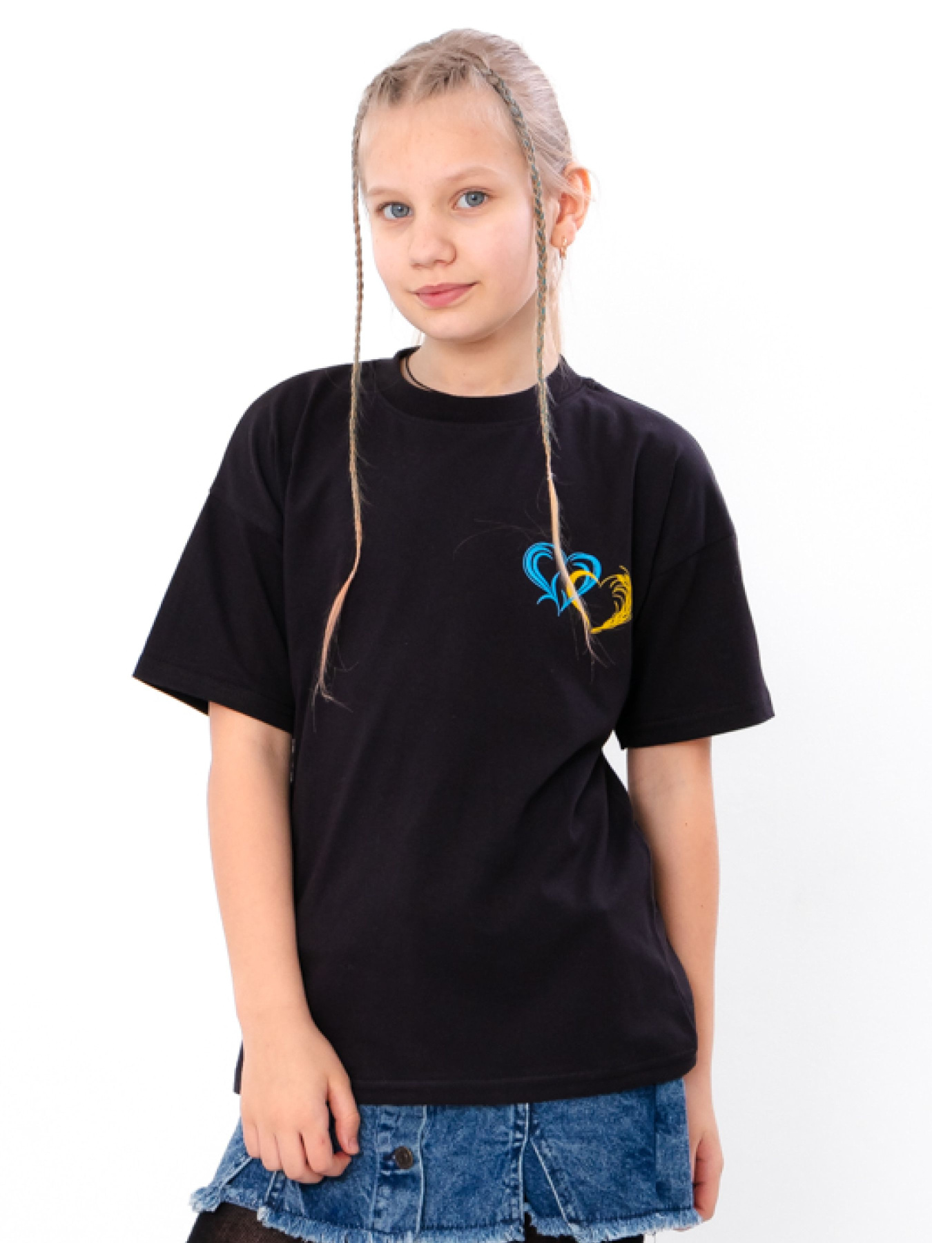 Футболка Носи своє модель 6414-chornij-serdechka Фото