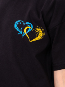 Футболка Носи своє модель 6414-chornij-serdechka Фото