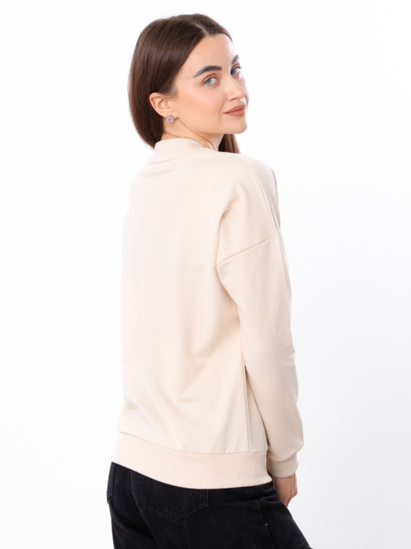 Свитшот Носи своє модель 8175-057-kremovij Фото