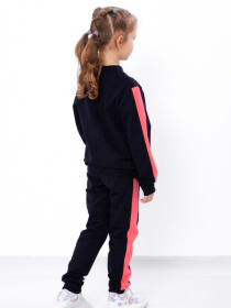 Спортивный костюм Носи своє модель 6152-057-5-chorn-sinj-pomaranchevij-koral Фото